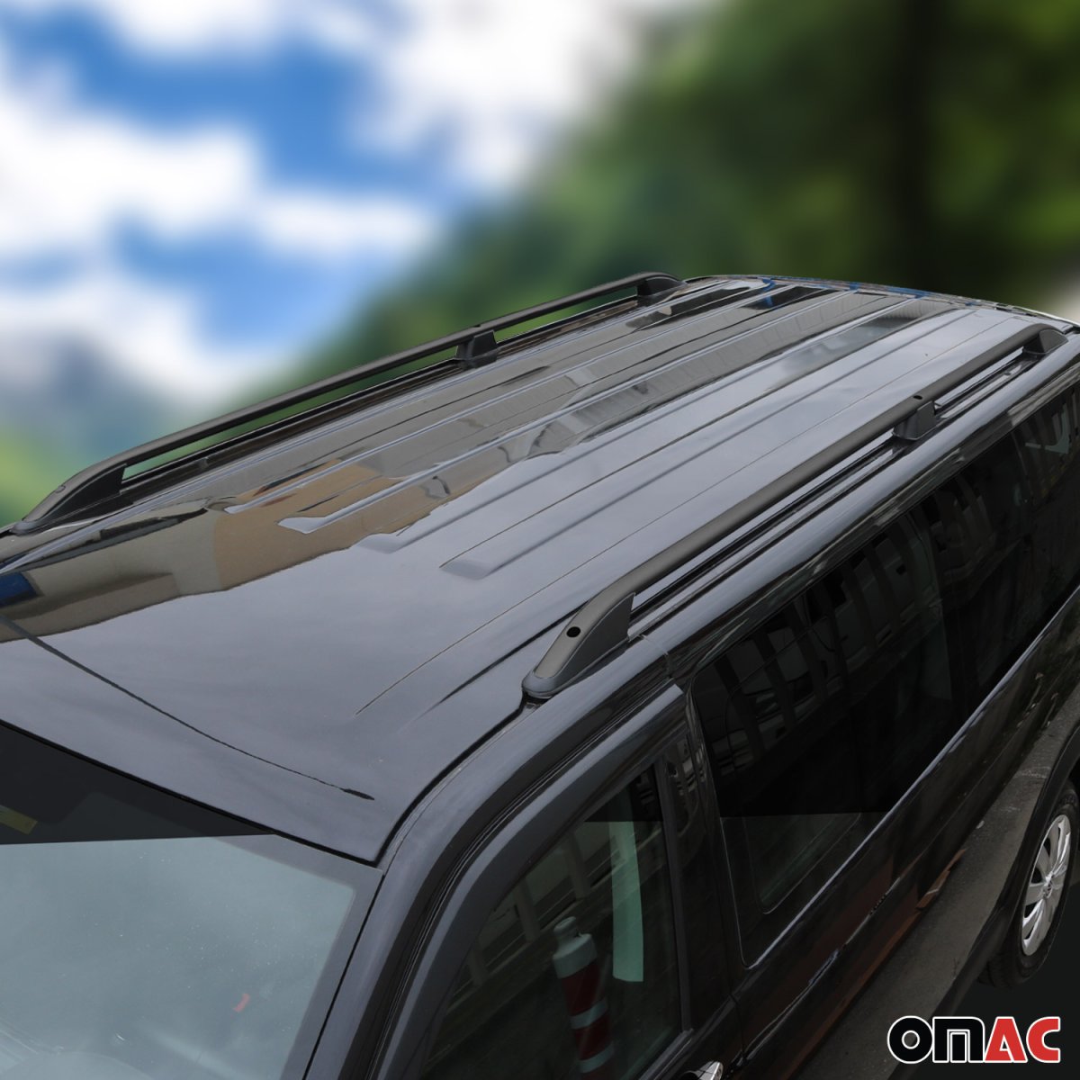 Ford Transit Connect Roof Rails - Omac - Elegance Alu - Black - '14-'23